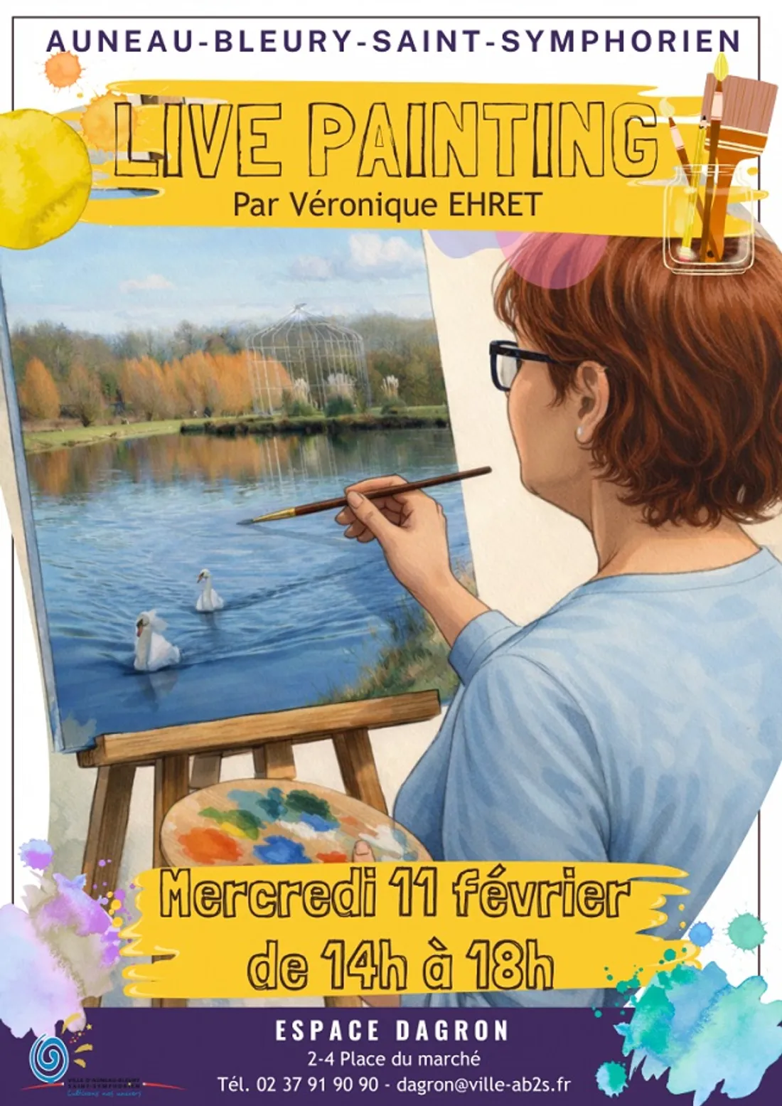 AUNEAU - Live painting