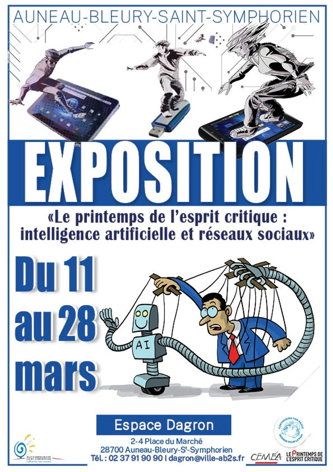 AUNEAU - Exposition : Le printemps de l'esprit critique