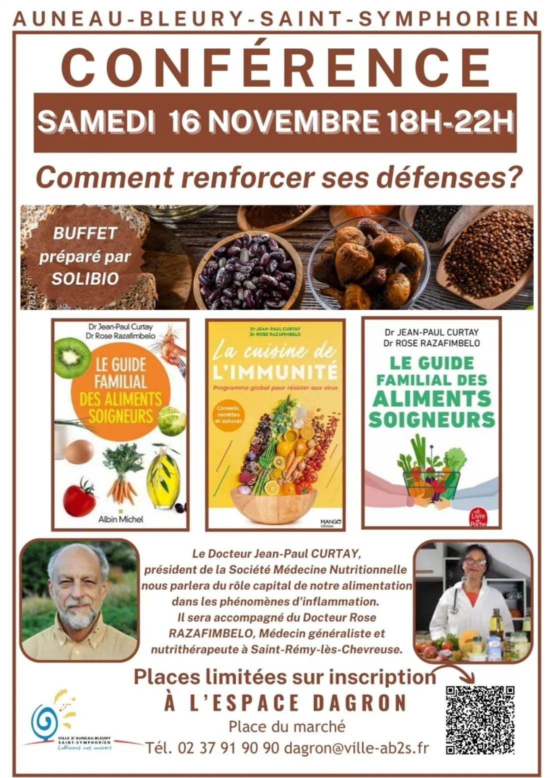 AUNEAU - Conférence : l'alimentation anti-inflamatoire