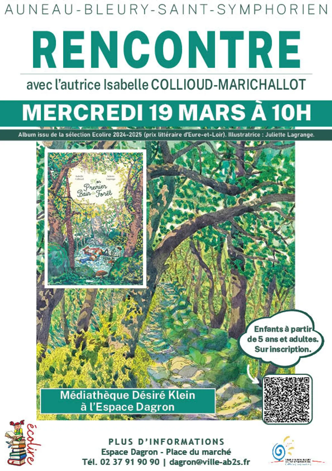 AUNEAU - Rencontre d'auteur : Isabelle Collioud-Marichallot