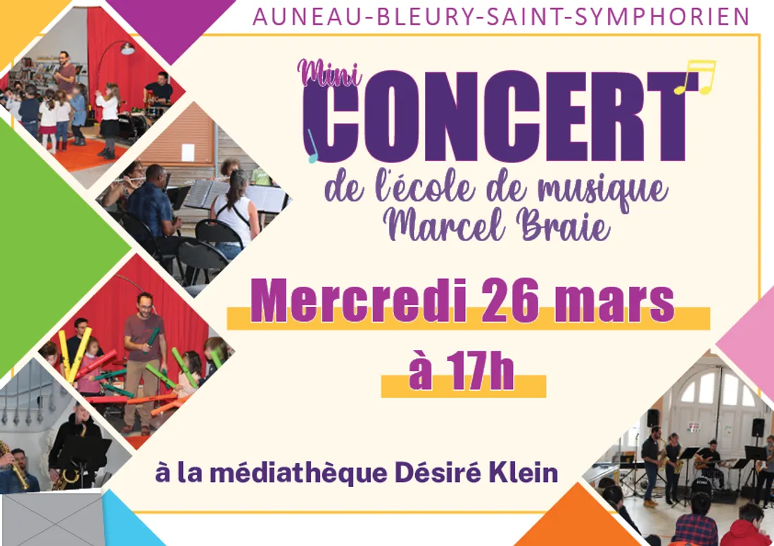 AUNEAU - Mini-concert de l'école de musique
