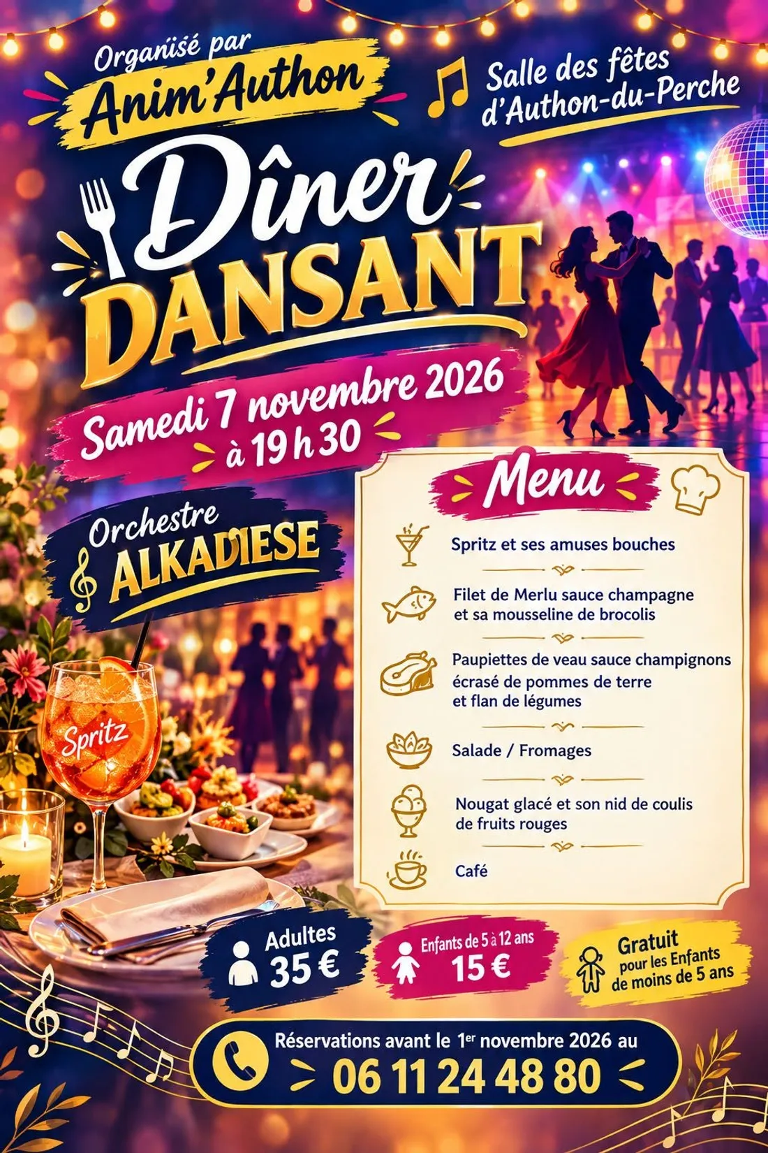 AUTHON-DU-PERCHE - Dîner dansant d'Anim'Authon