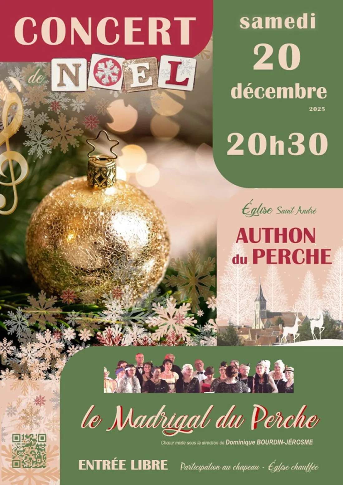 AUTHON-DU-PERCHE - Concert de Noël du Madrigal du Perche