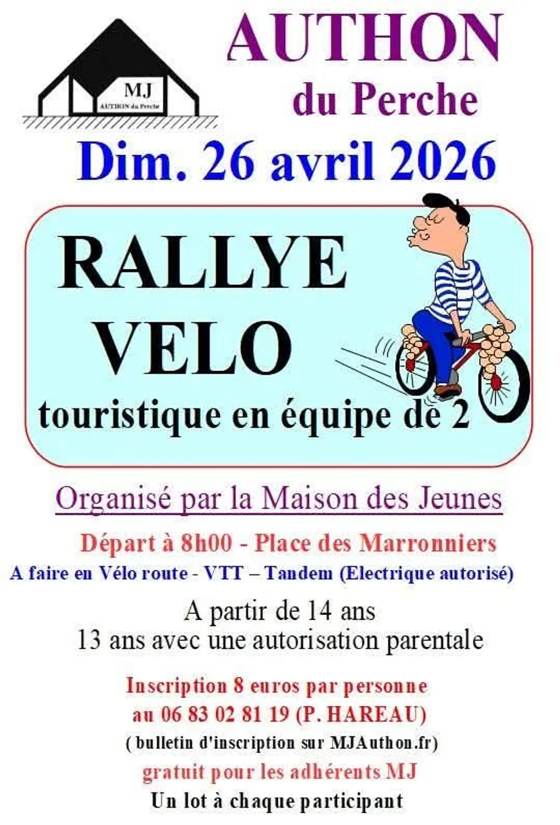 AUTHON-DU-PERCHE - Rallye vélo