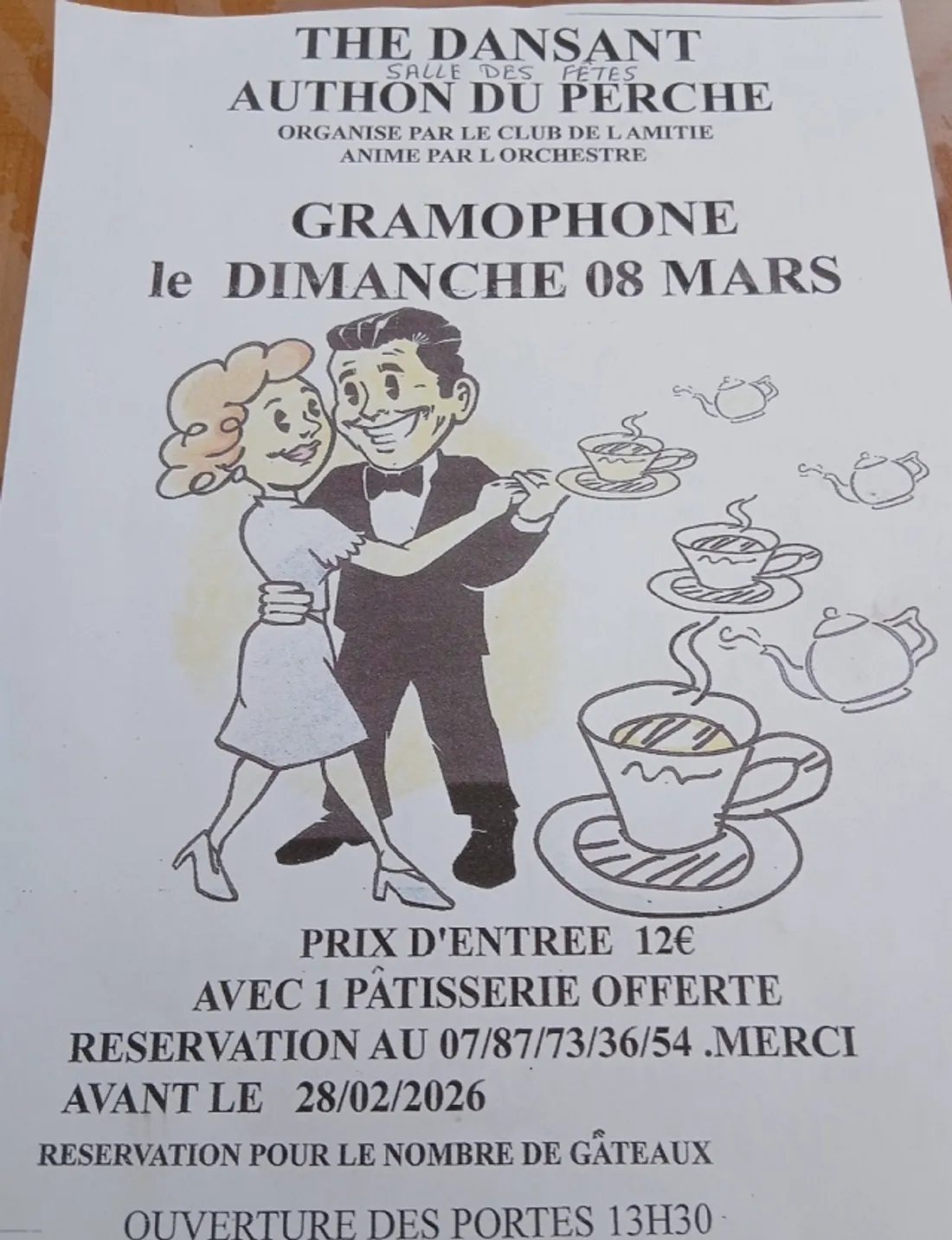 AUTHON-DU-PERCHE - Thé dansant du club de l'amitié