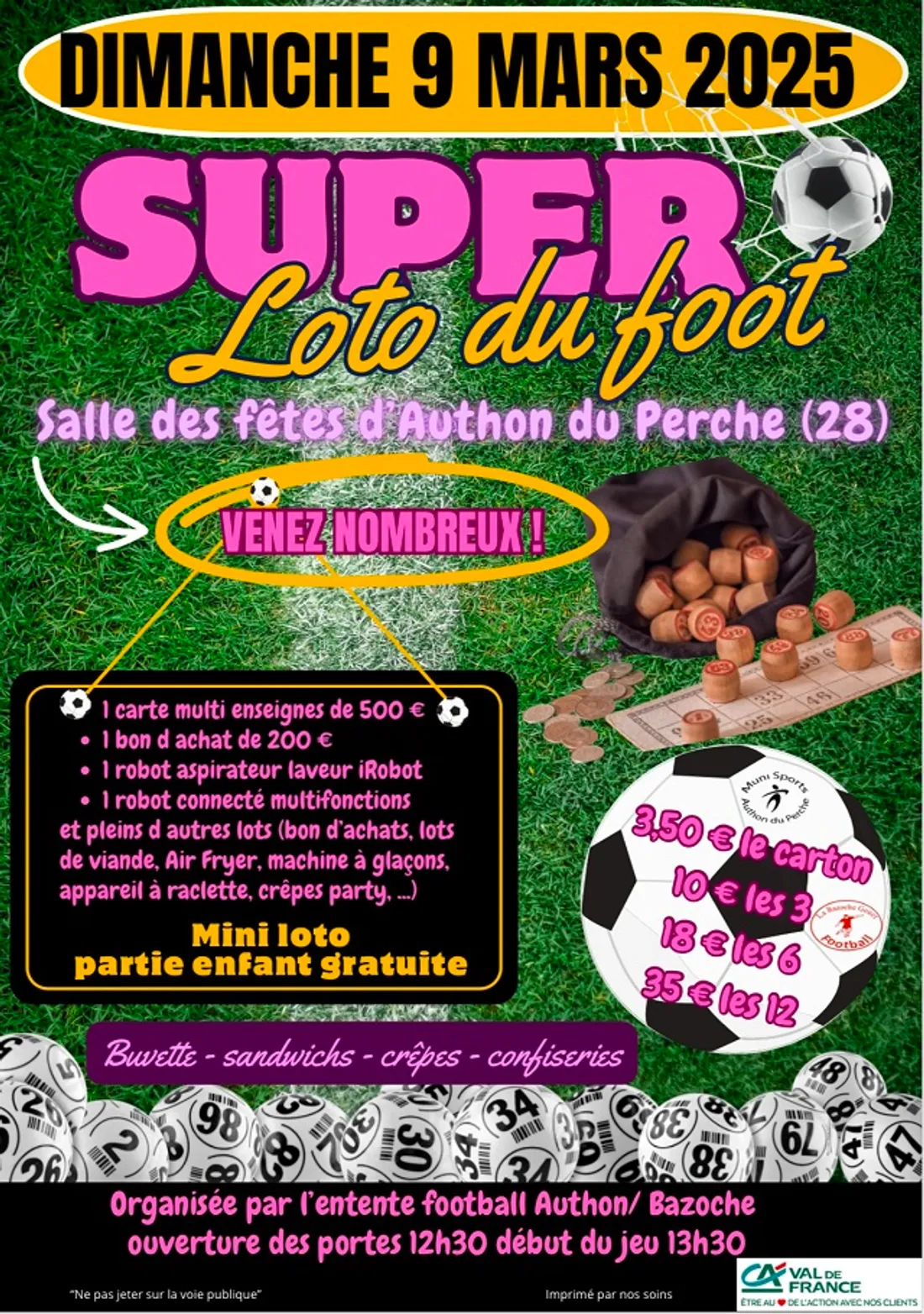 AUTHON-DU-PERCHE - Super loto du foot