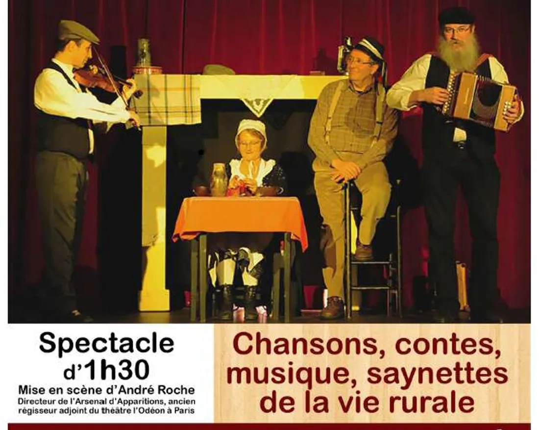 AVEZÉ (72) - Spectacle : Les veillées à l'ancienne
