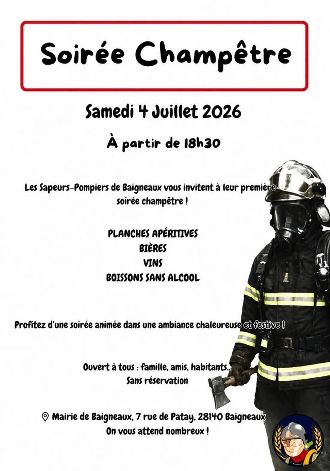 BAIGNEAUX - Soirée champêtre