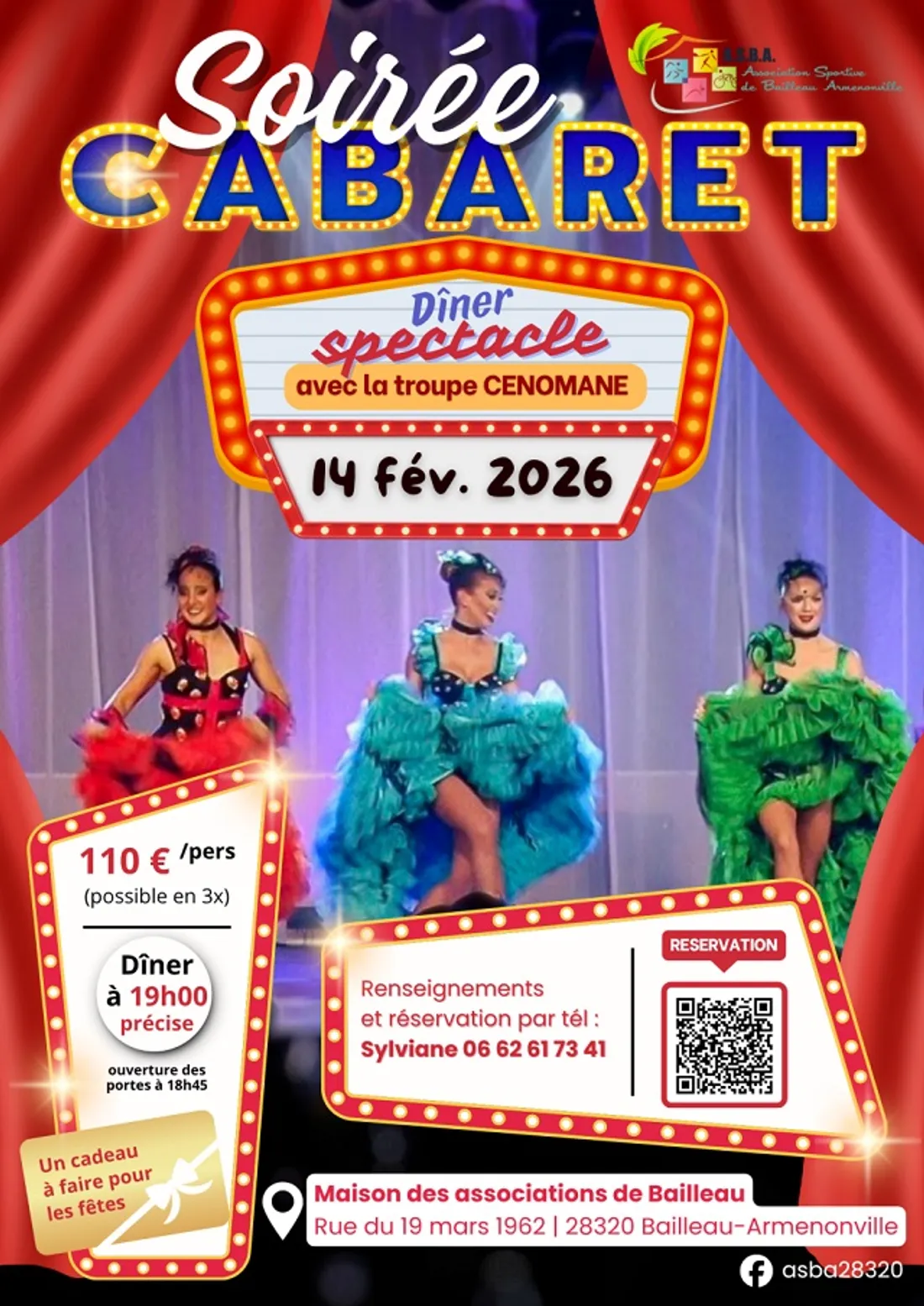 BAILLEAU-ARMENONVILLE - Soirée cabaret