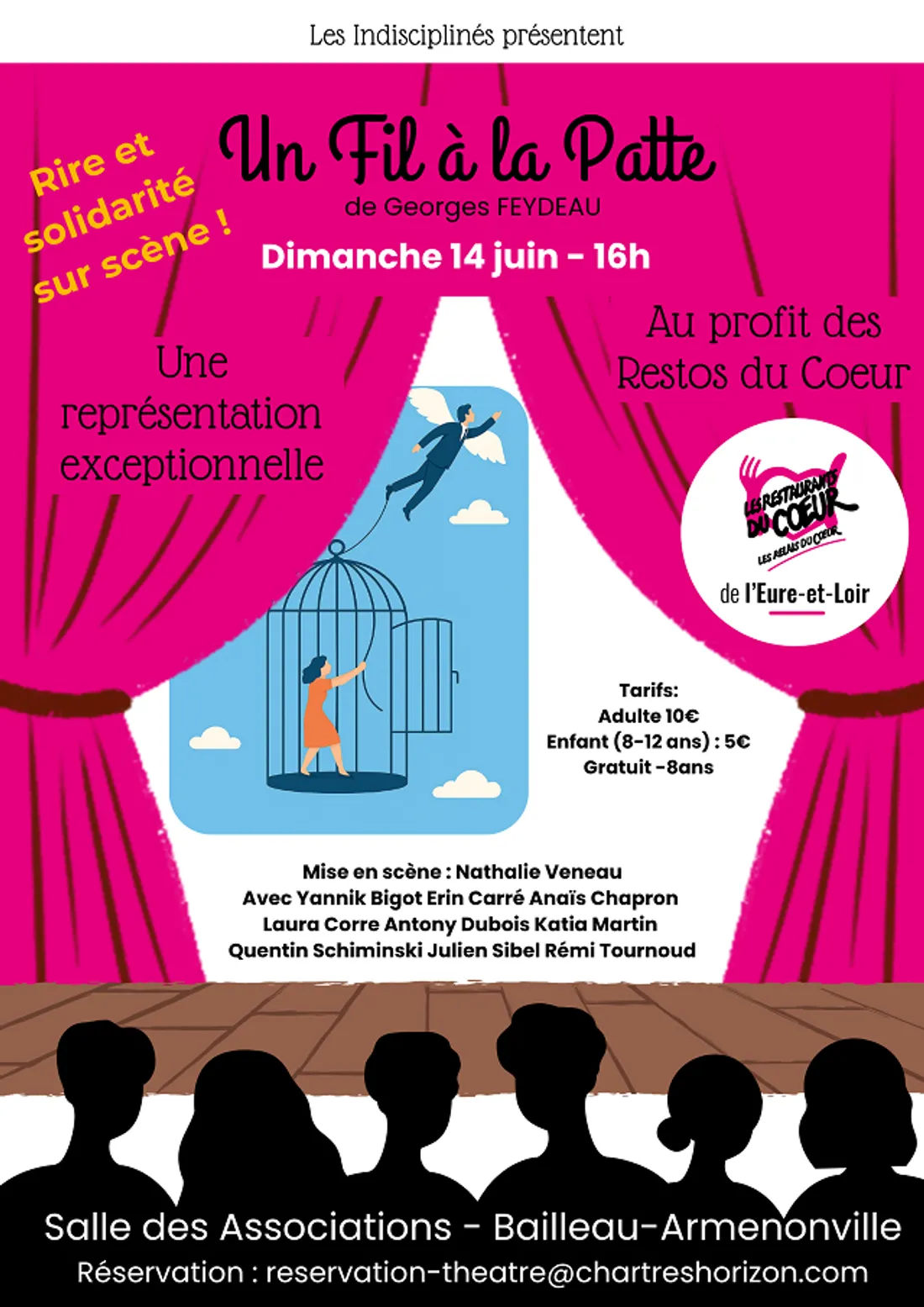 BAILLEAU-ARMENONVILLE - Théâtre: Un Fil à la Patte