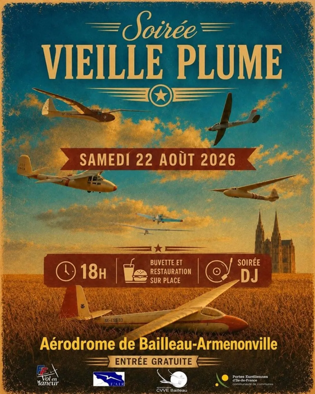 BAILLEAU-ARMENONVILLE - Soirée vieille plume