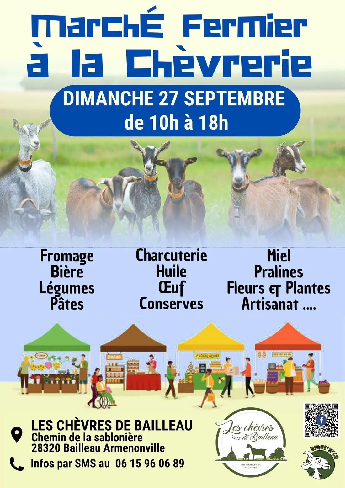 BAILLEAU-ARMENONVILLE - Marché fermier à la Chevrerie