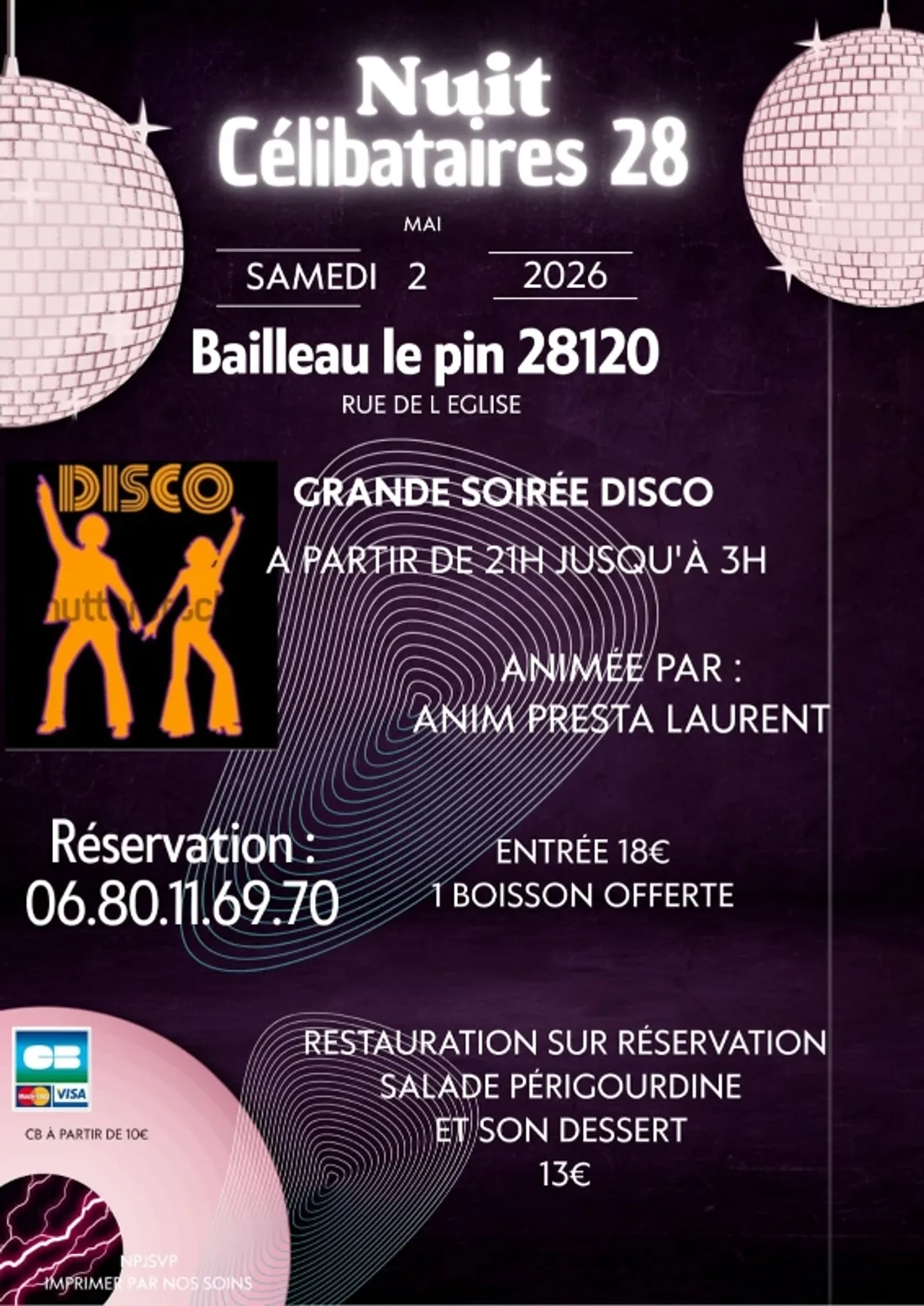 BAILLEAU-LE-PIN - Nuit Célibataires 28