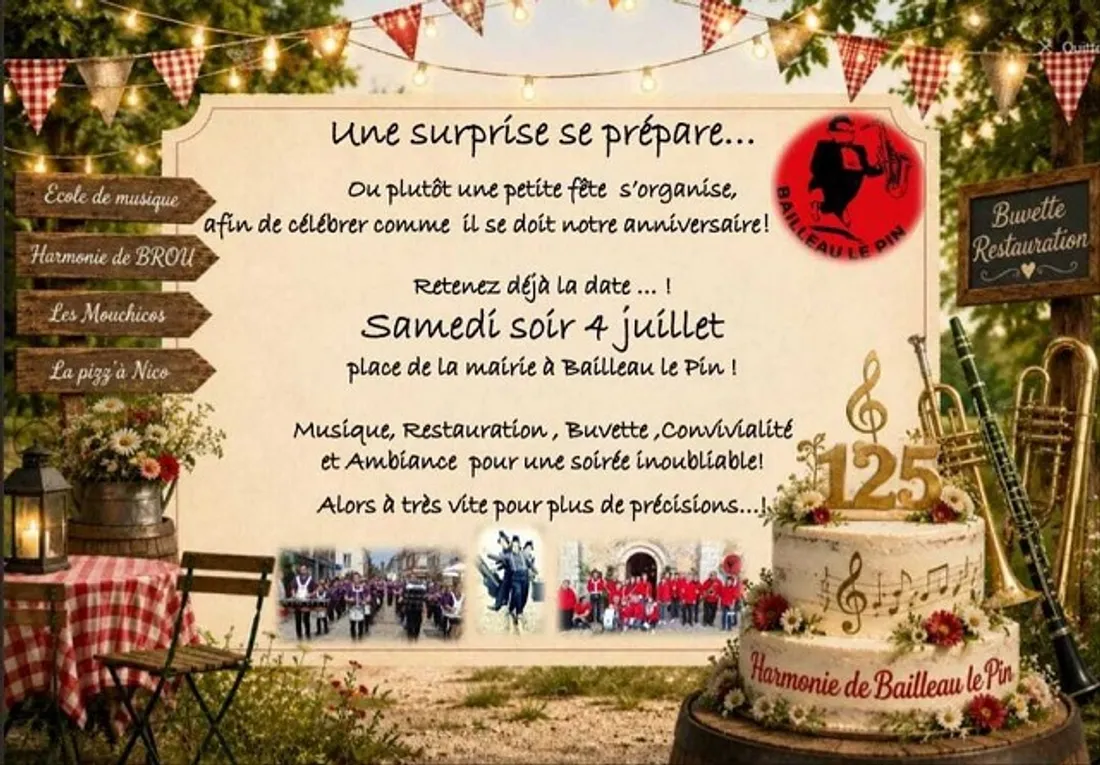 BAILLEAU-LE-PIN - Les 125 ans de l'Harmonie