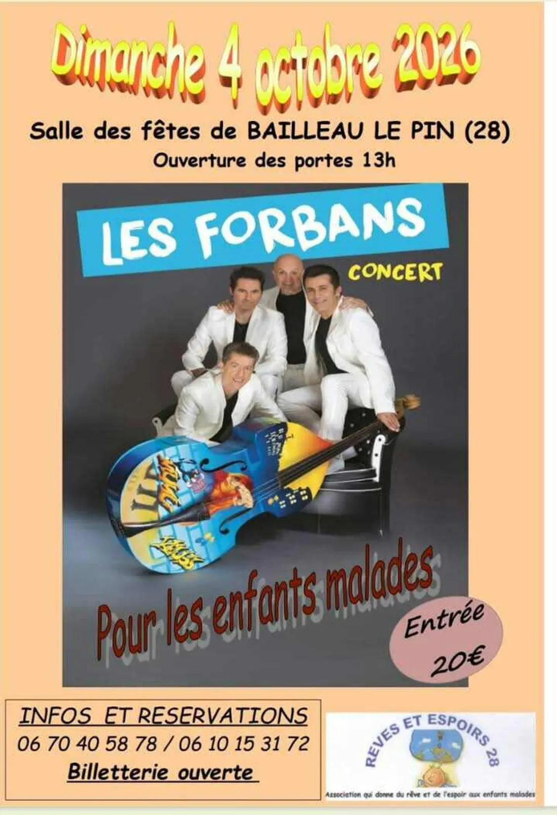 BAILLEAU-LE-PIN - Concert : Les Forbans
