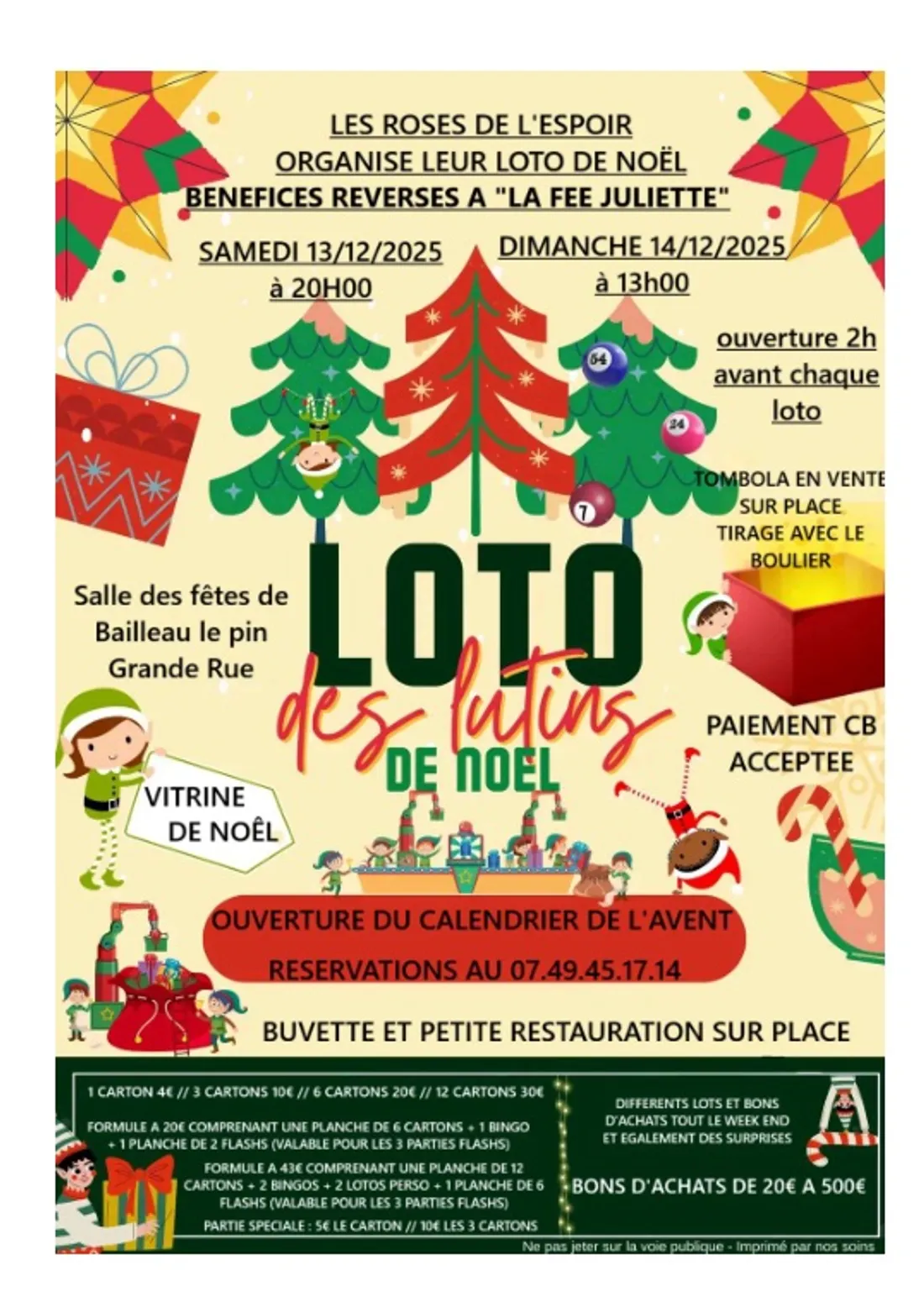 BAILLEAU-LE-PIN - Loto des Lutins de Noël