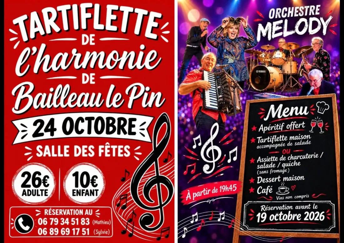 BAILLEAU-LE-PIN - Tartiflette de l'Harmonie