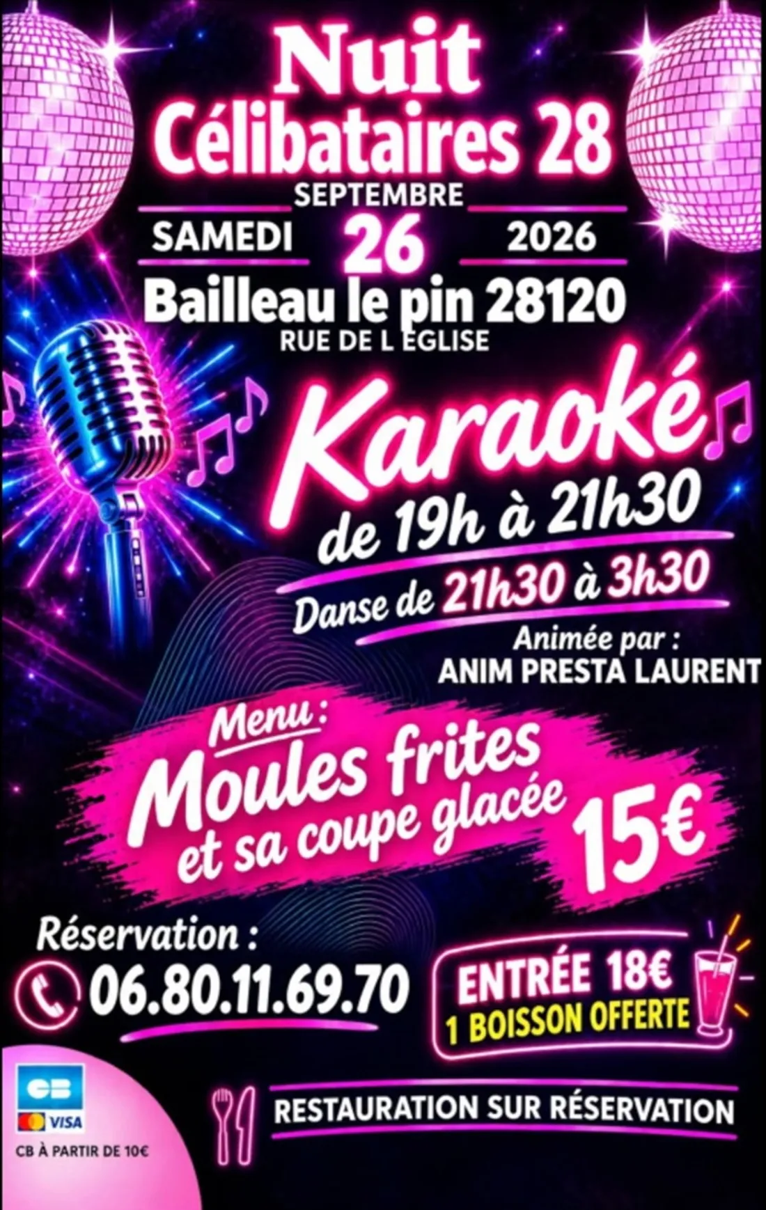 BAILLEAU-LE-PIN - Nuit Célibataires 28 