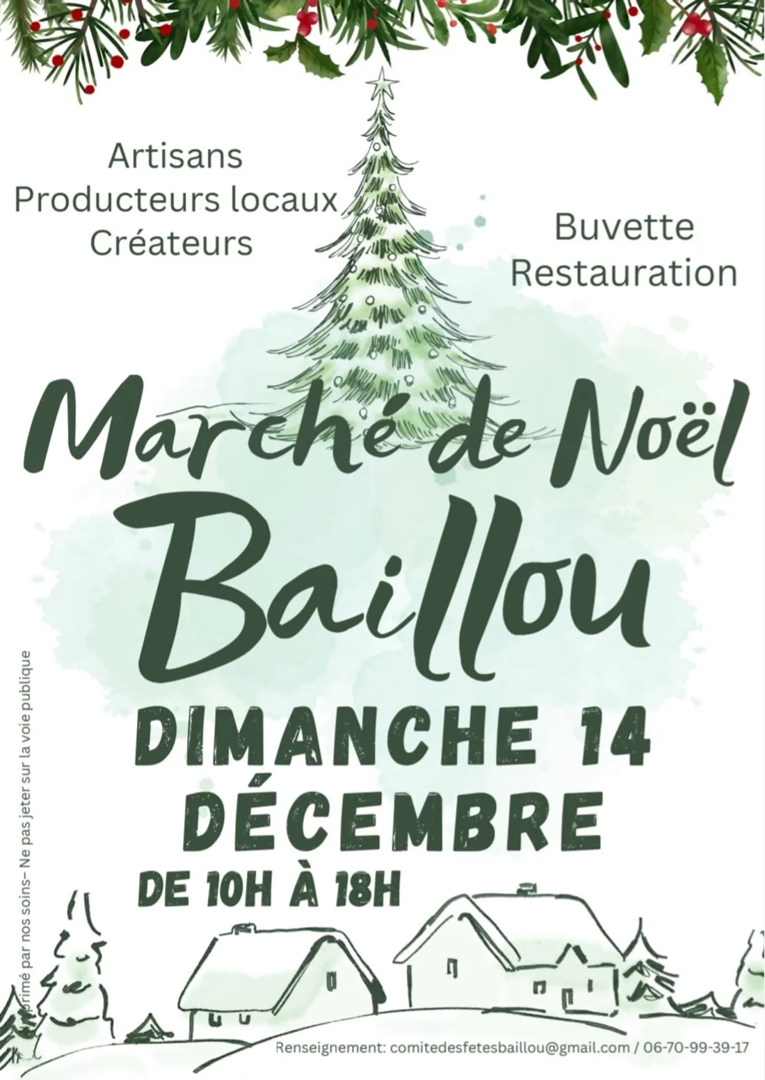 BAILLOU (41) - Marché de Noël