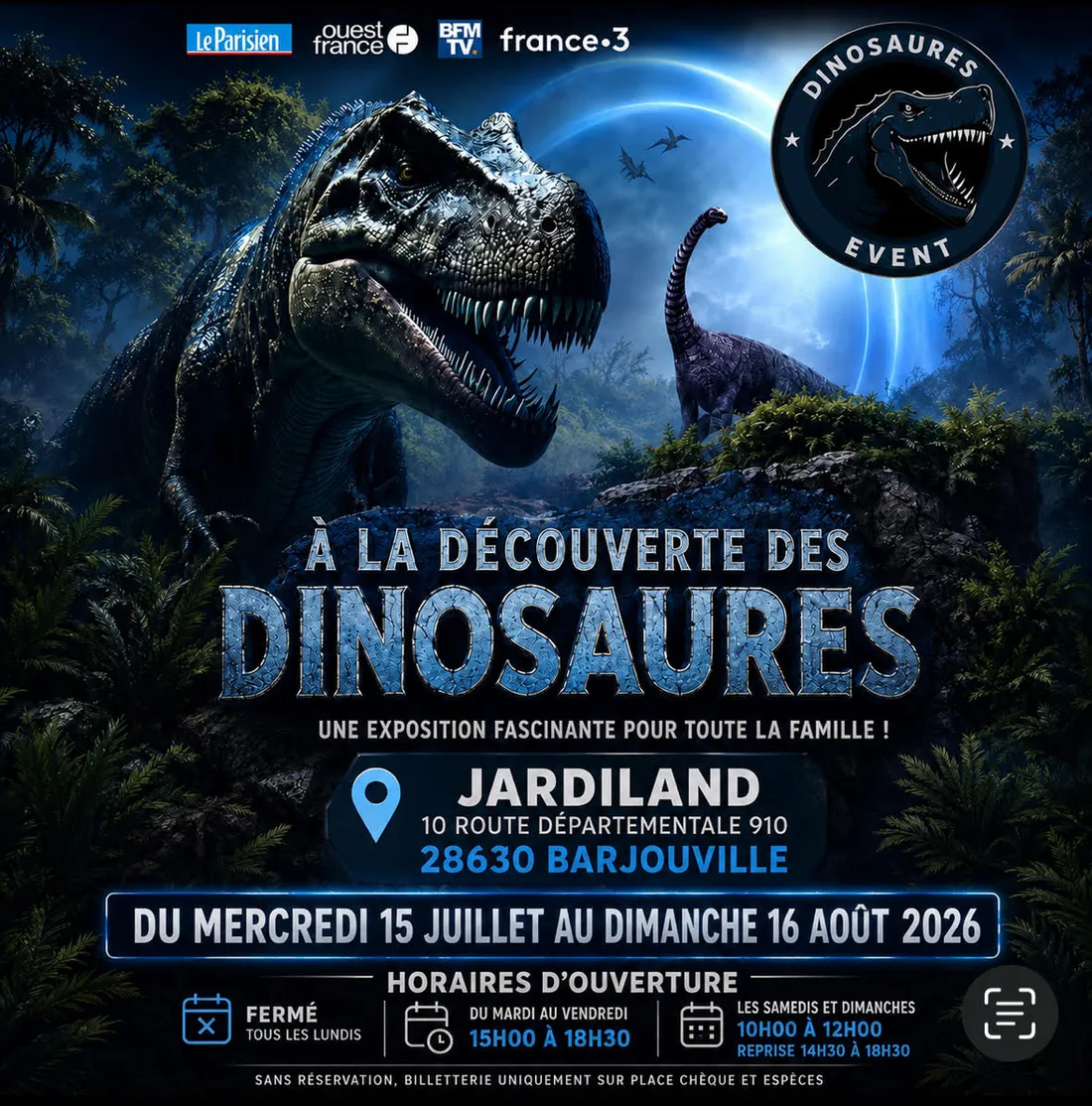 BARJOUVILLE - À la découverte des dinosaures