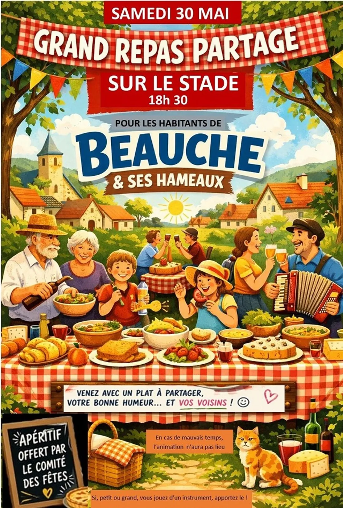 BEAUCHE - Grand repas partagé