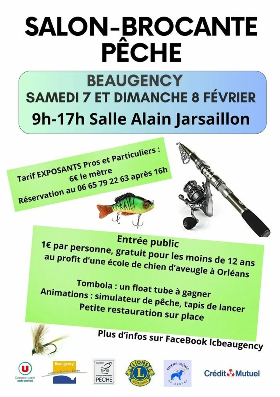 BEAUGENCY (45) - Salon brocante de la pêche