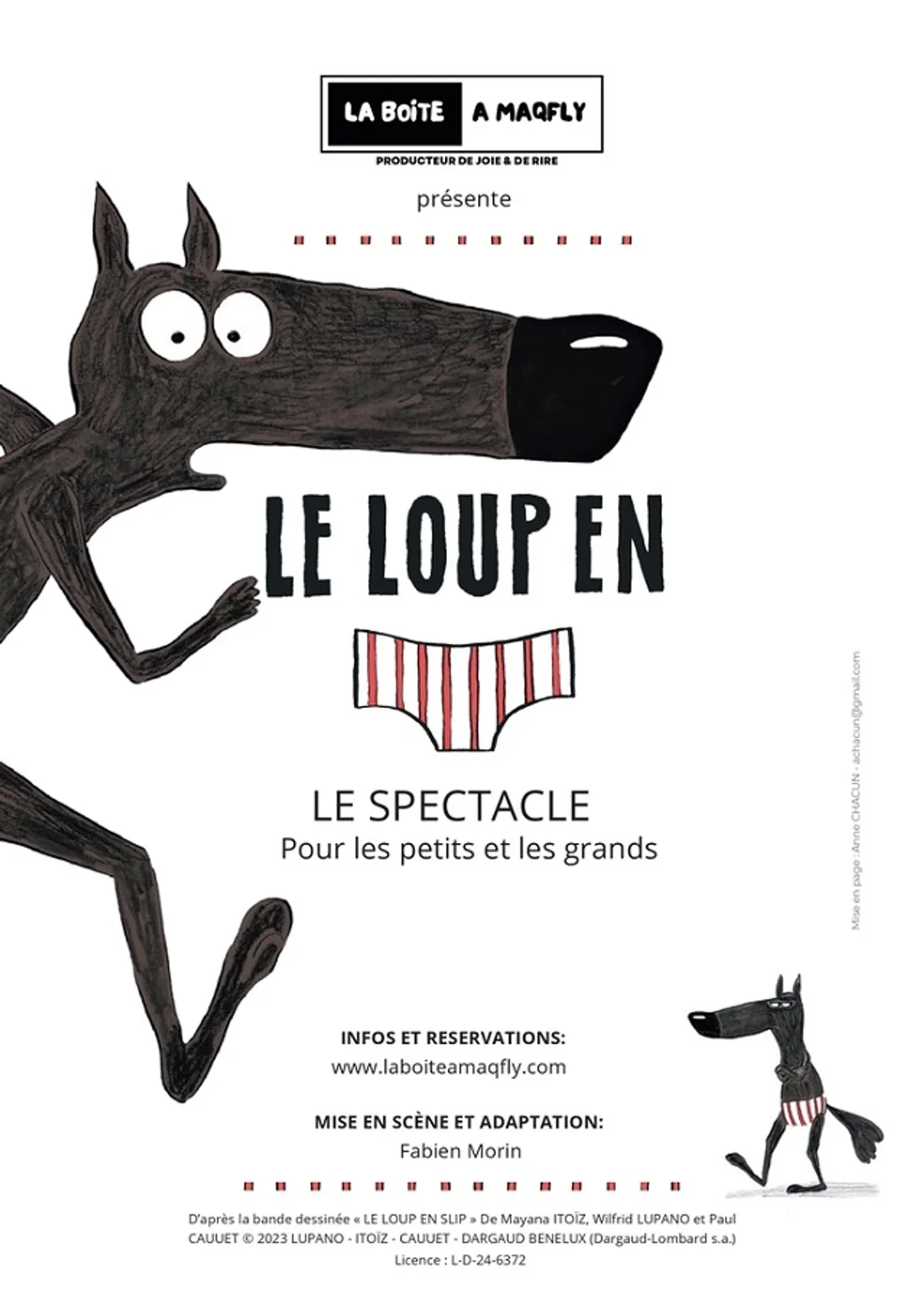 BEAUGENCY (45) - Spectacle : Le loup en slip