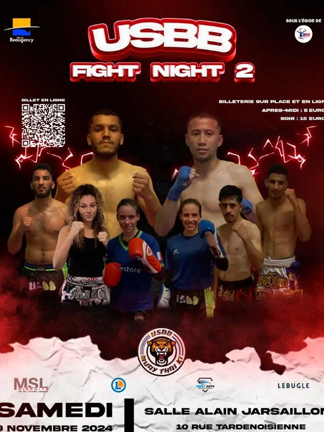 BEAUGENCY (45) - Gala de boxe : USBB Fight Night 2