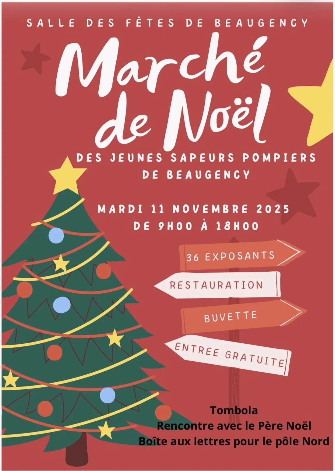 BEAUGENCY (45) - Marché de Noël des Jeunes sapeurs-pompiers