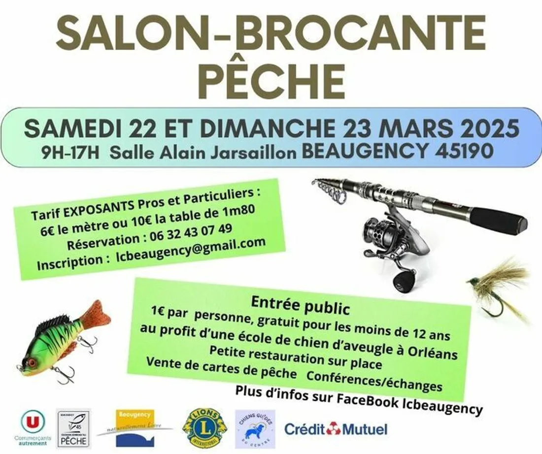BEAUGENCY (45) - Salon brocante pêche