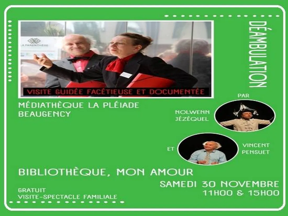 BEAUGENCY (45) - Spectacle : Bibliothèque, mon amour
