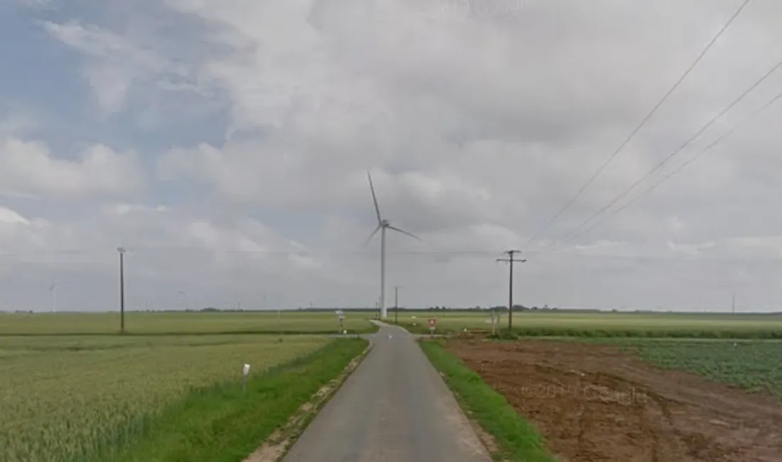 Beauvilliers - lieu de l'accident