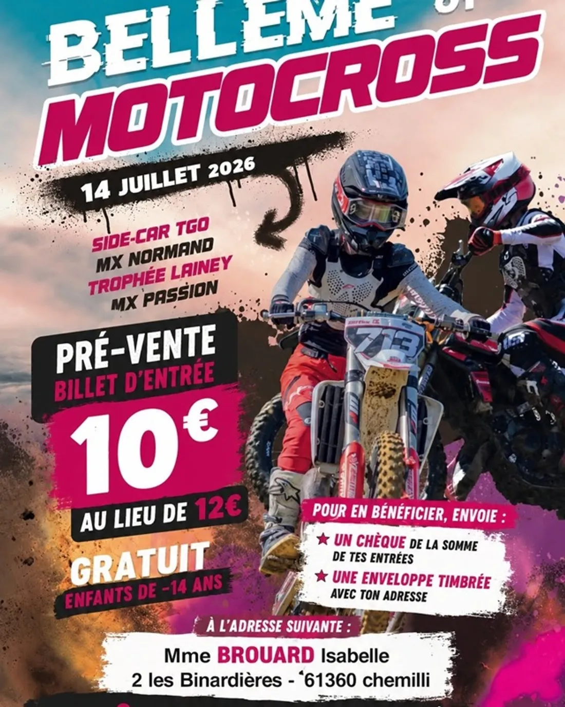 BELLÊME (61) - Motocross
