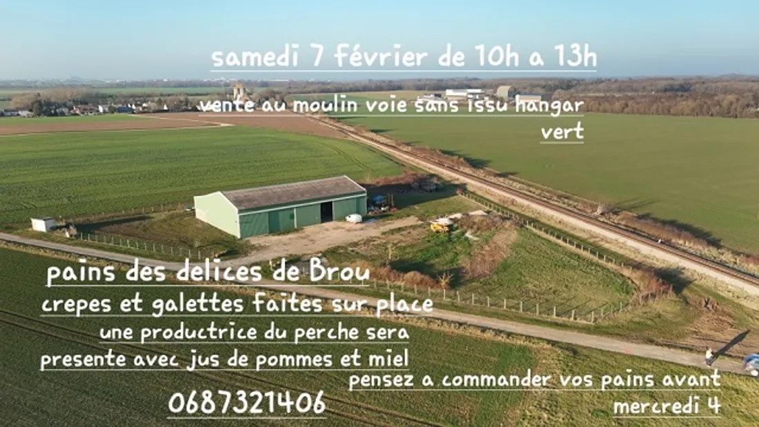 BERCHÈRES-LES-PIERRES - Vente et visite du moulin aux farines de Berchères.