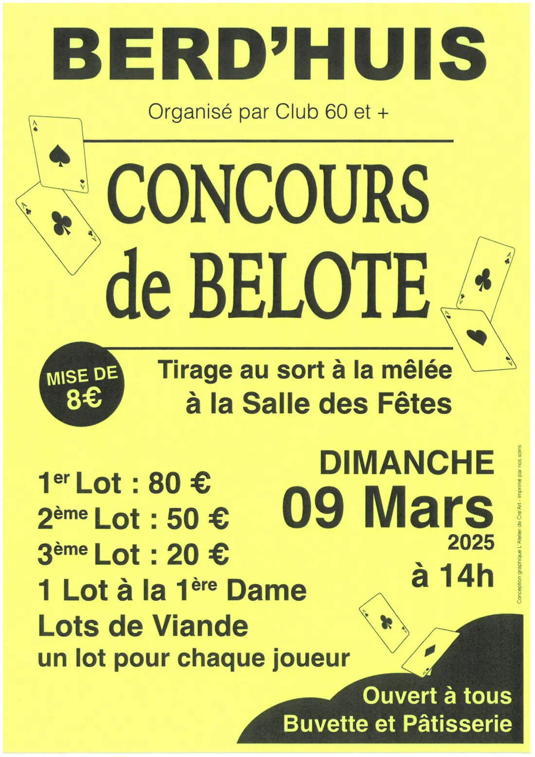 BERD'HUIS (61) - Concours de belote
