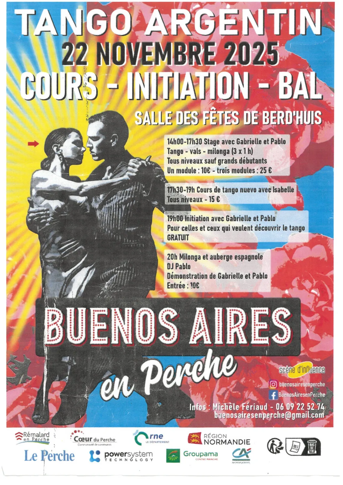 BERD'HUIS (61) - Tango argentin, cours, initiation, bal