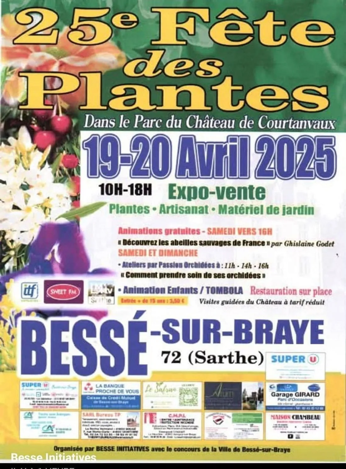 BESSÉ-SUR-BRAYE (72) - 25e fête des Plantes