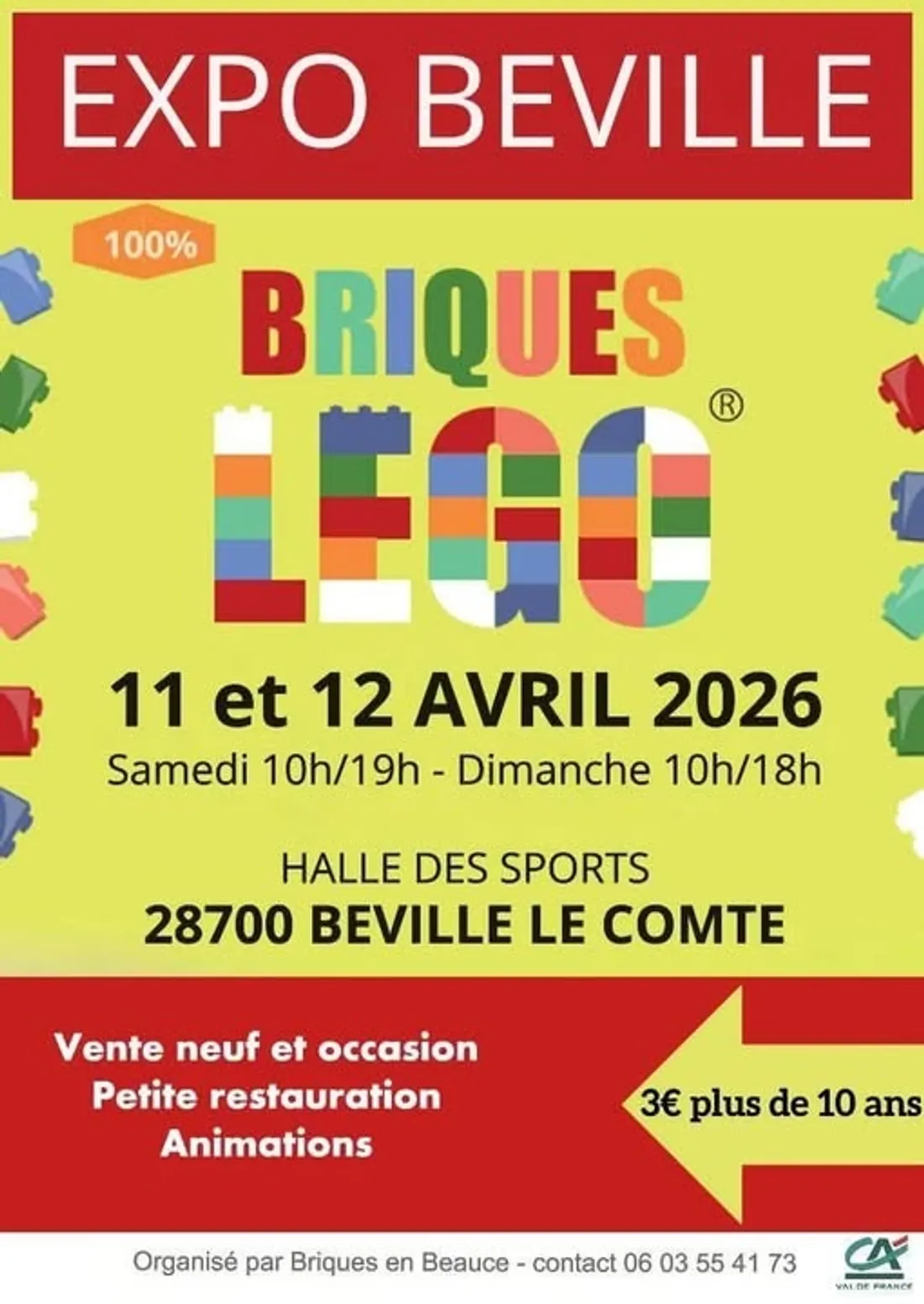BÉVILLE-LE-COMTE - Exposition Briques Lego