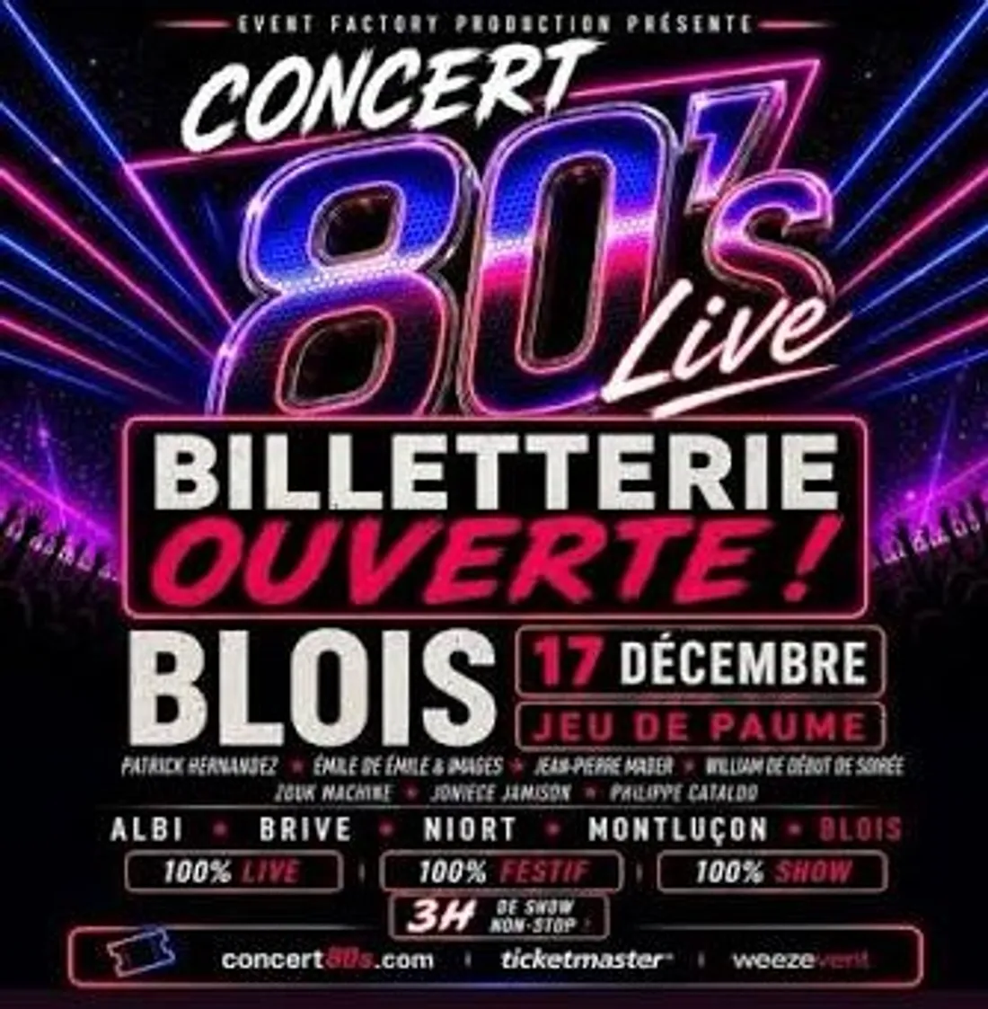 BLOIS (41) - Concert 80's Live