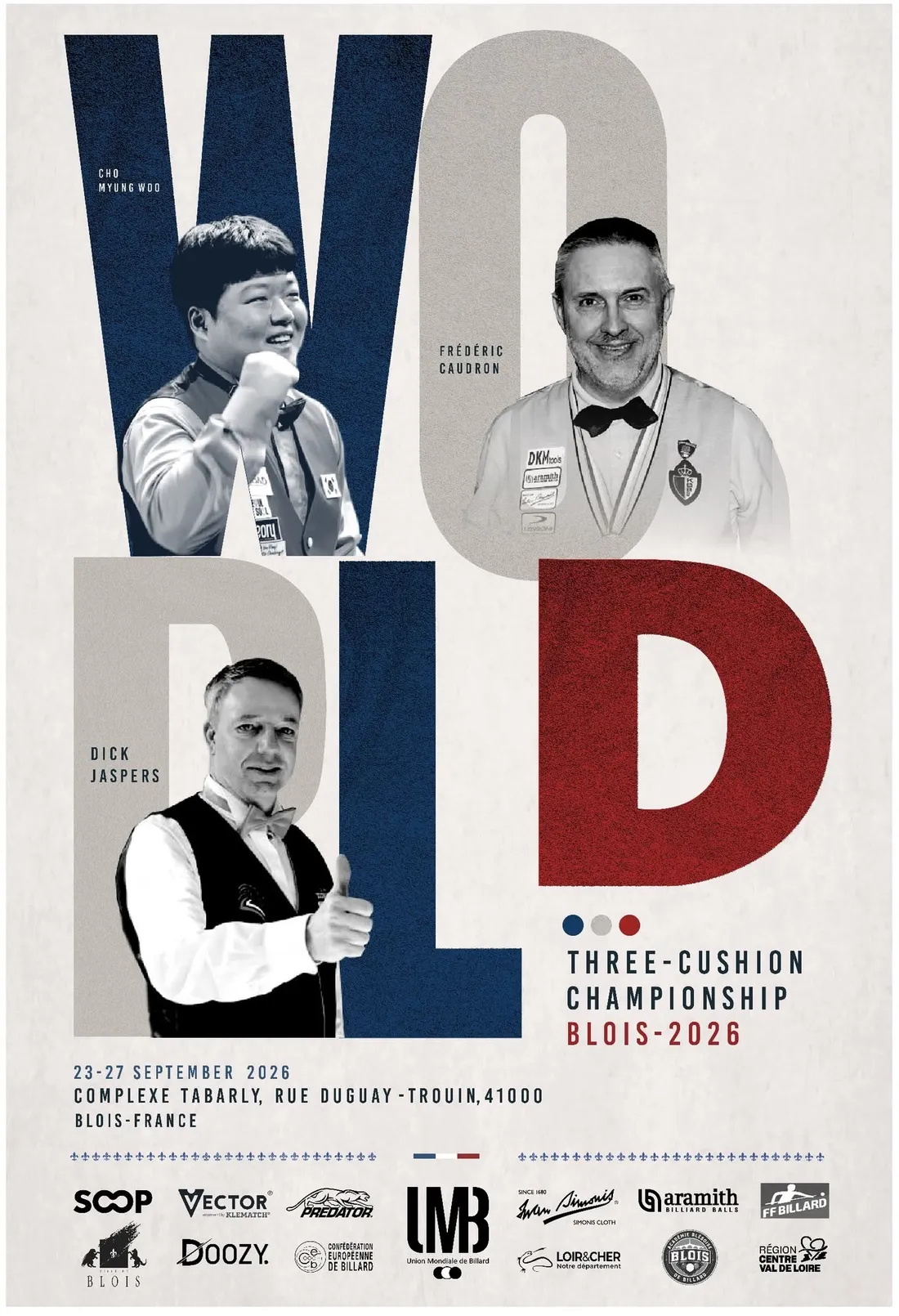 BLOIS (41) - Championnat du monde Billard 3 bandes