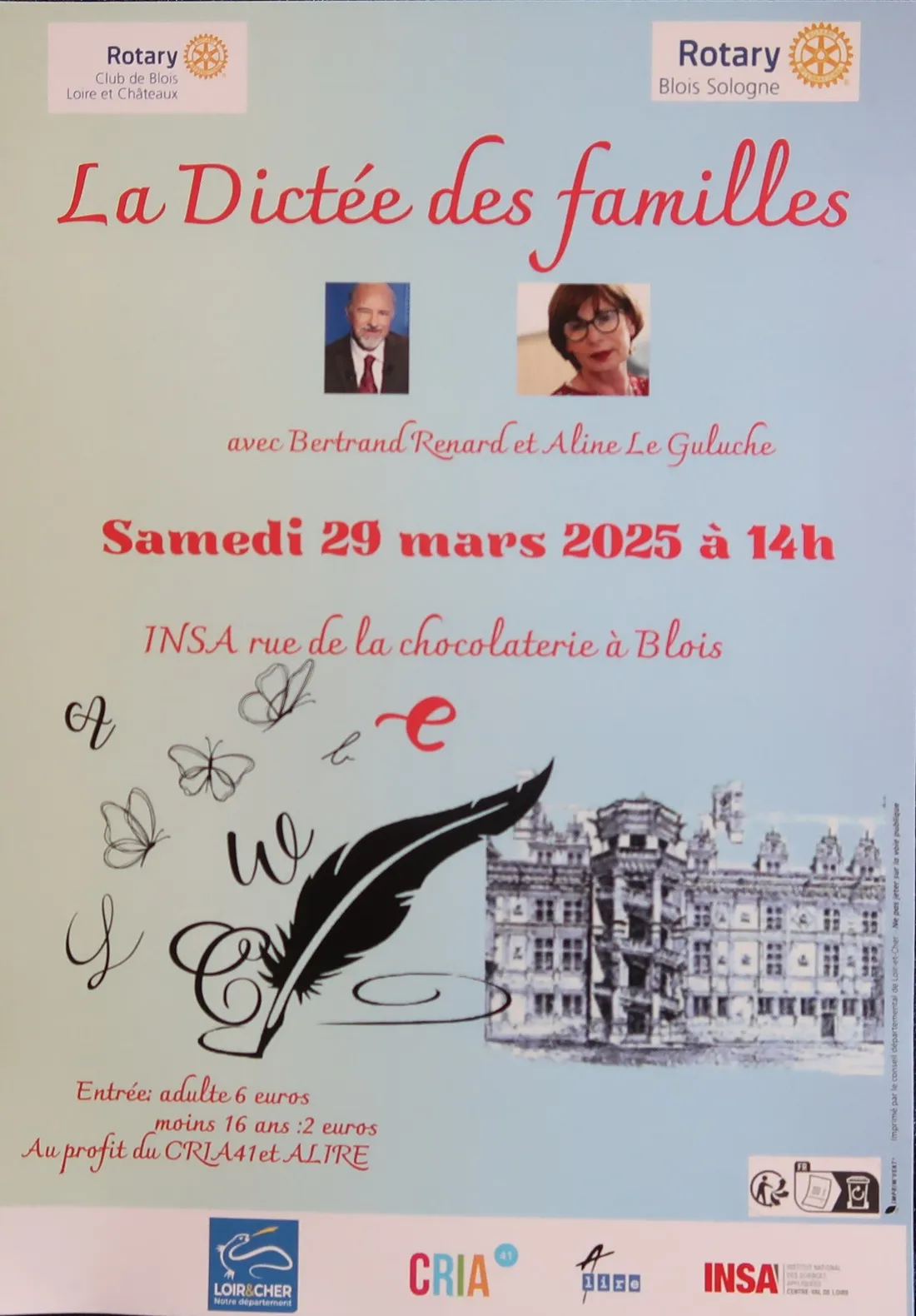 BLOIS (41) - Dictée du Rotary