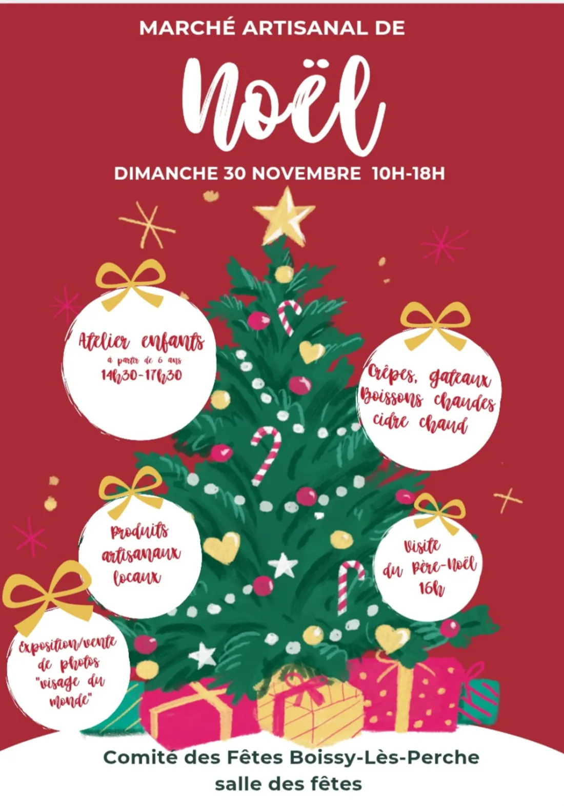 BOISSY-LES-PERCHE - Marché artisanal de Noël