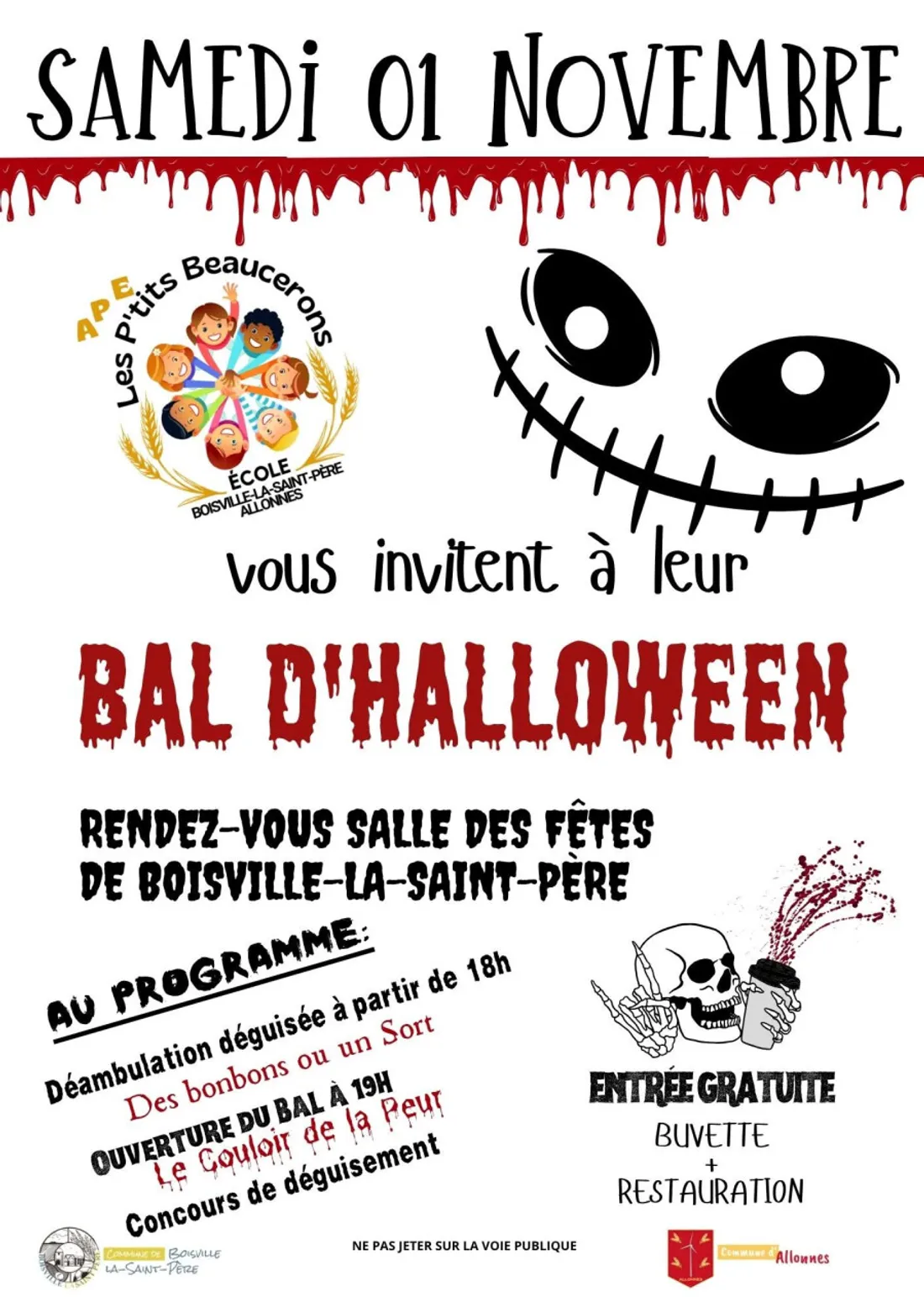 BOISVILLE-LA-SAINT-PÈRE - Bal d'Halloween