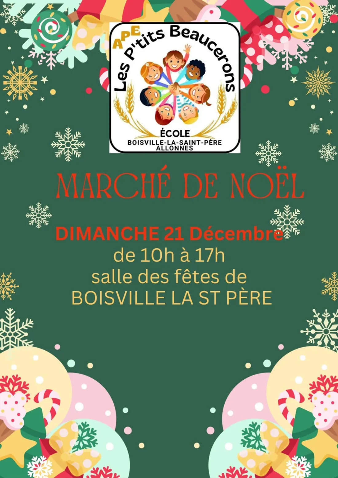BOISVILLE-LA-SAINT-PÈRE - Marché de Noël