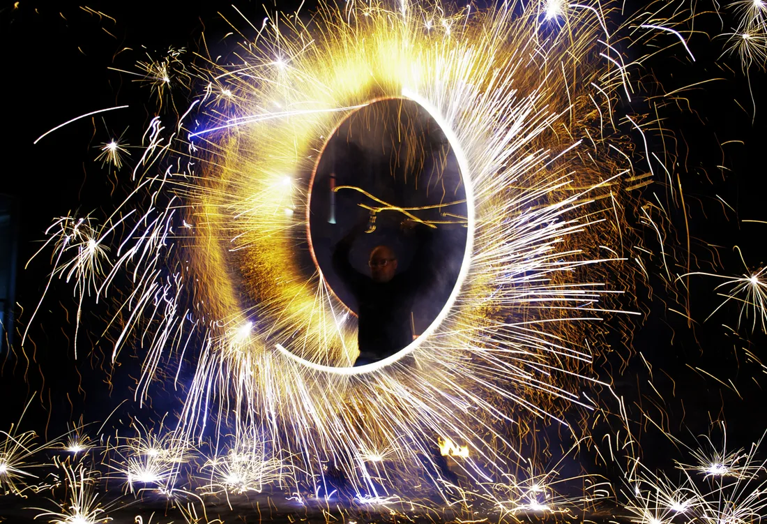 spectacle de feu