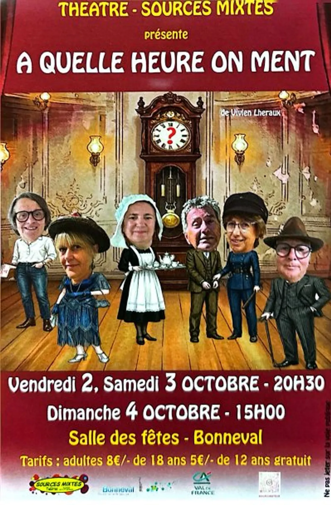 BONNEVAL - Théâtre : A quelle heure on ment