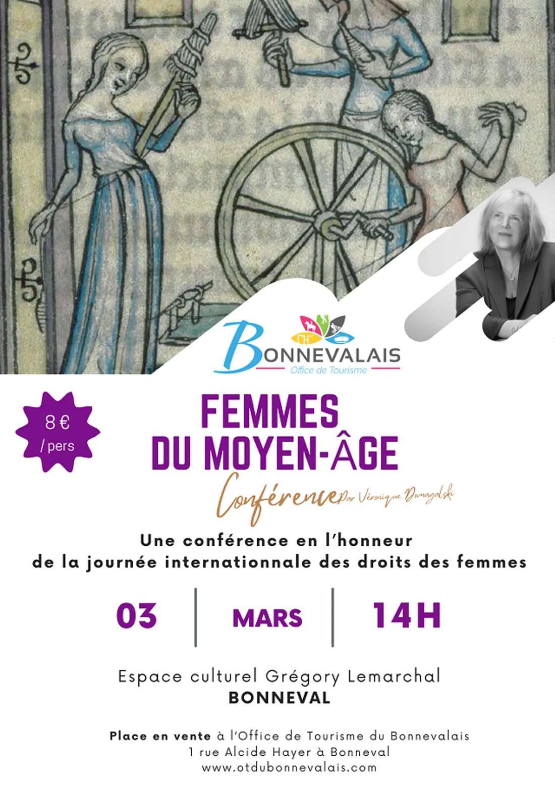 BONNEVAL - Conférence : Femmes du Moyen-Âge