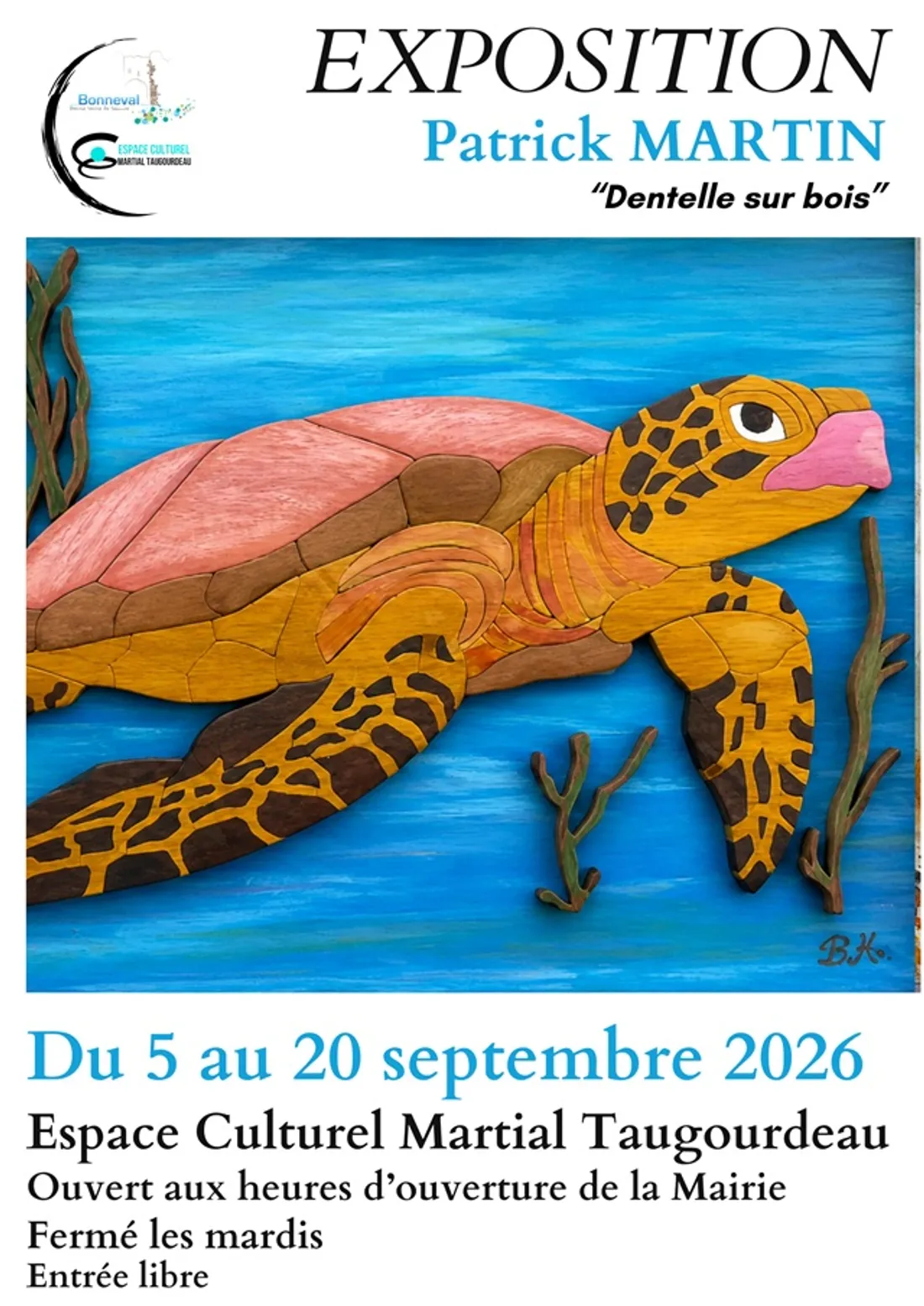 BONNEVAL - Exposition : Dentelle sur bois