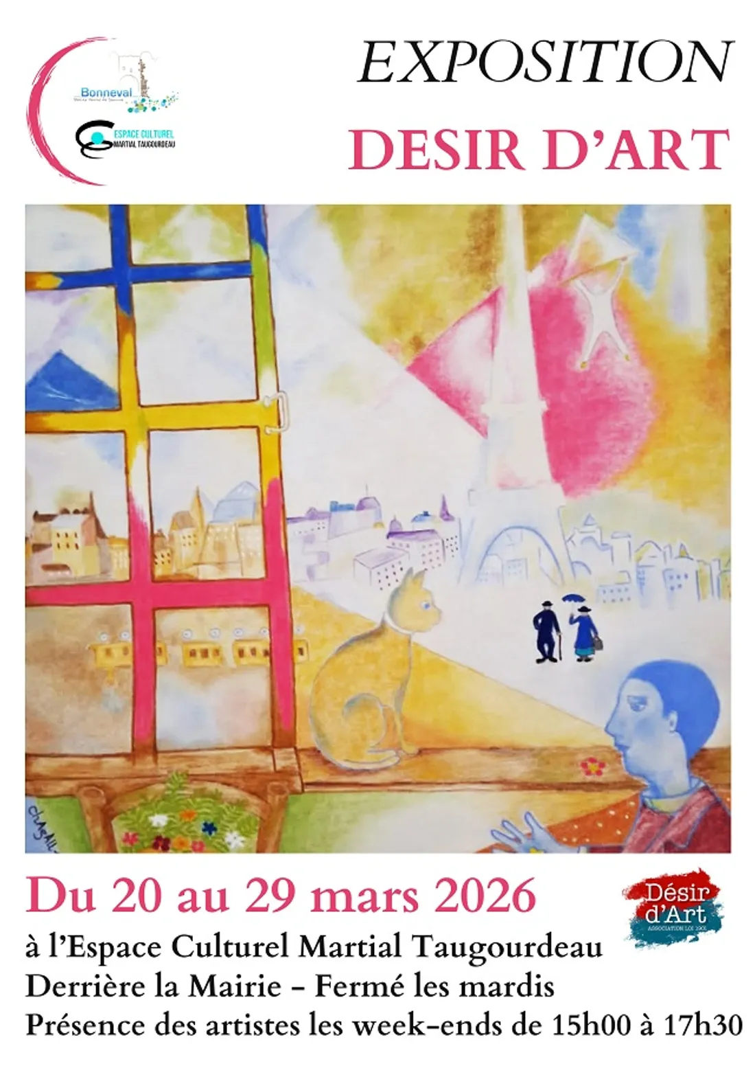 BONNEVAL - Exposition : Desir d'Art