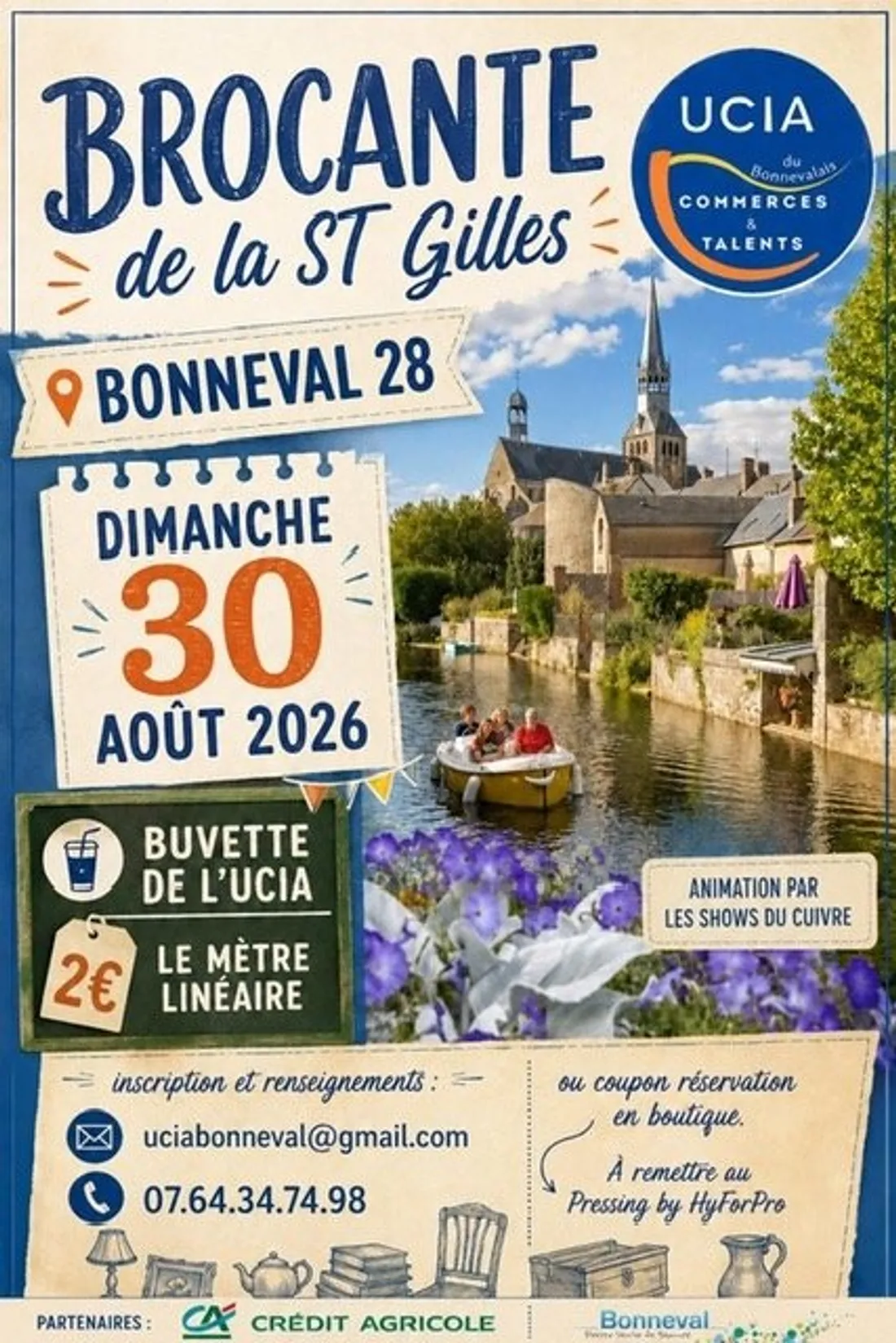 BONNEVAL - Brocante de la Saint-Gilles